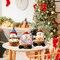 4 Pcs Christmas Candy Storage Basket Santa Claus Reindeer Snowman Penguin Candy Basket Christmas Decoration Candy Bowl Dish Xmas Sugar Snack Container for Table Desk Decoration Christmas Gift